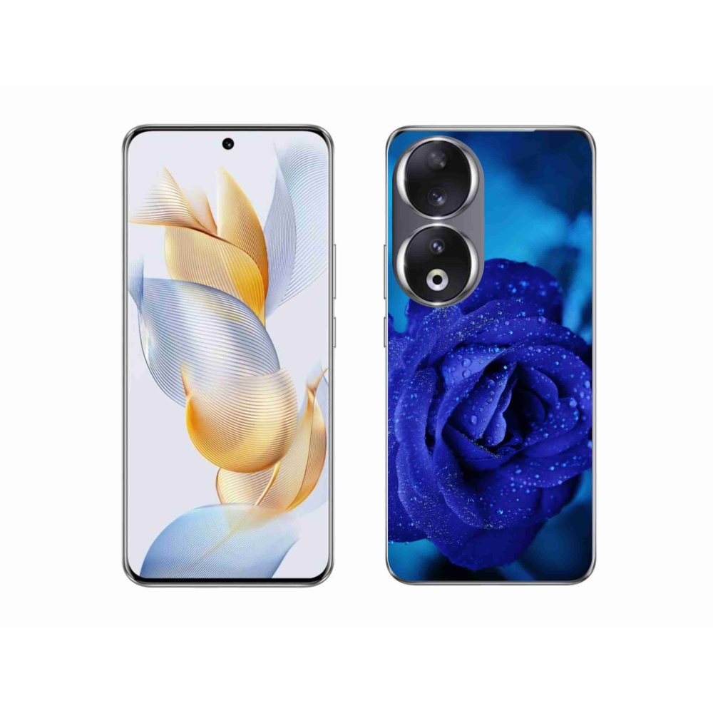 Gélový obal mmCase na Honor 90 - modrá ruža