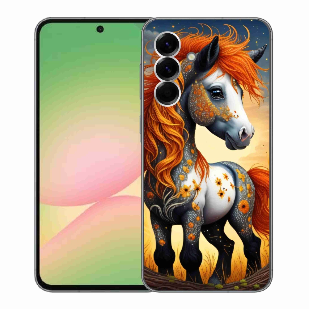 Gélový kryt mmCase na Samsung Galaxy A56 5G - farebný poník