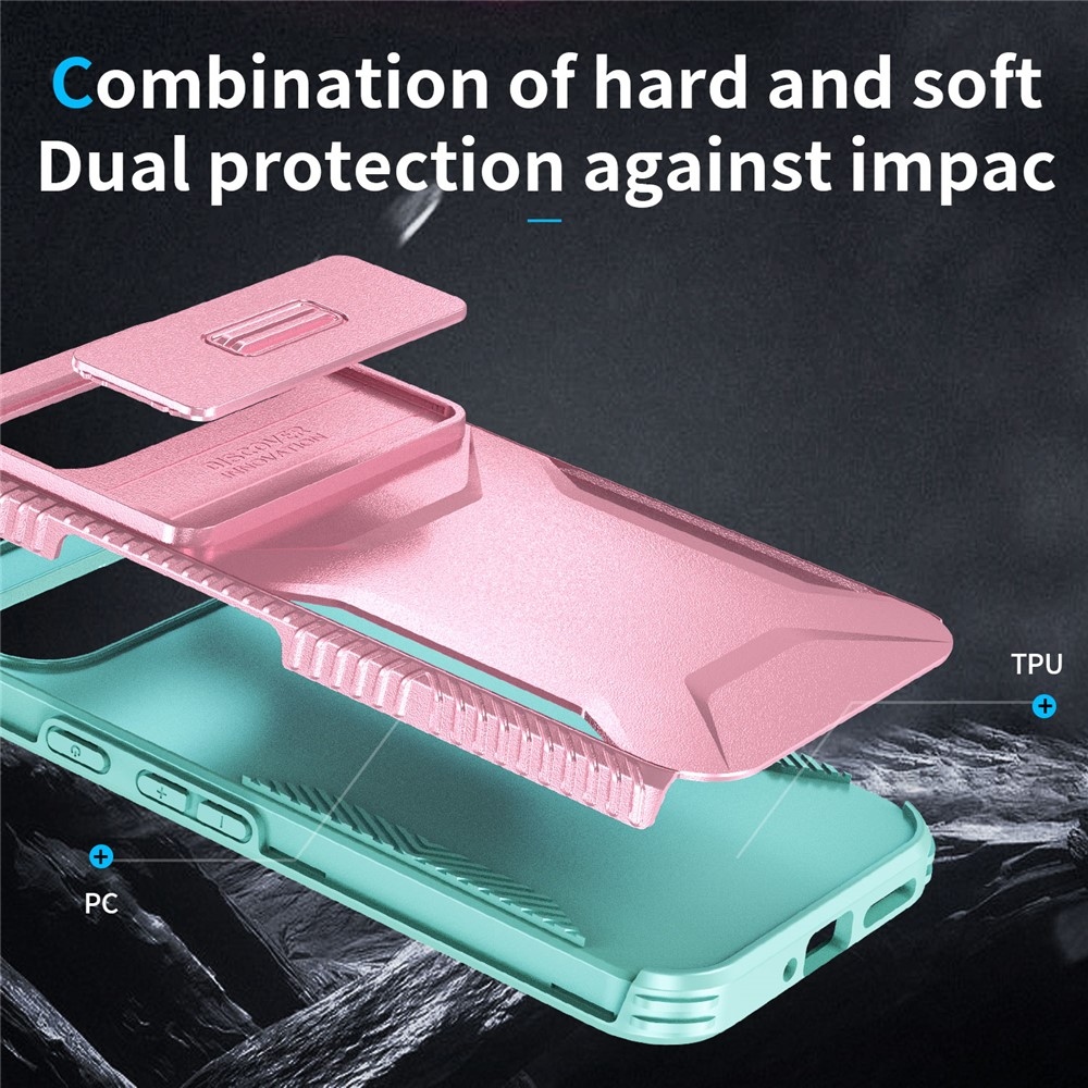 Lid odolný kryt na Google Pixel 10 Pro XL - ružový/modrozelený