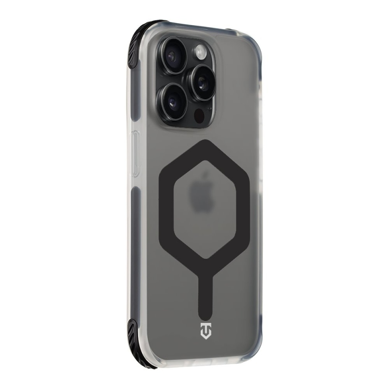 Taktický kryt MagForce Hexagon pre Apple iPhone 15 Pro T-Black