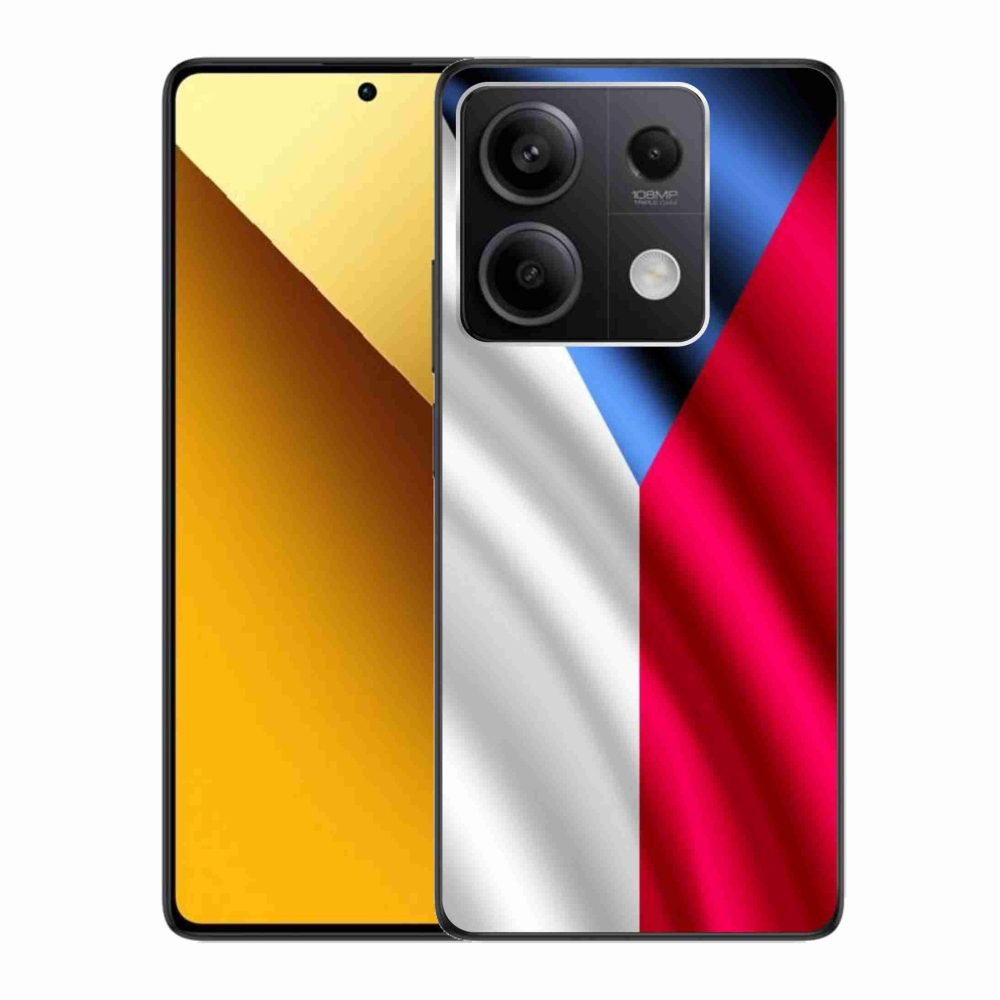 Gélový kryt mmCase na Xiaomi Redmi Note 13 5G - česká vlajka