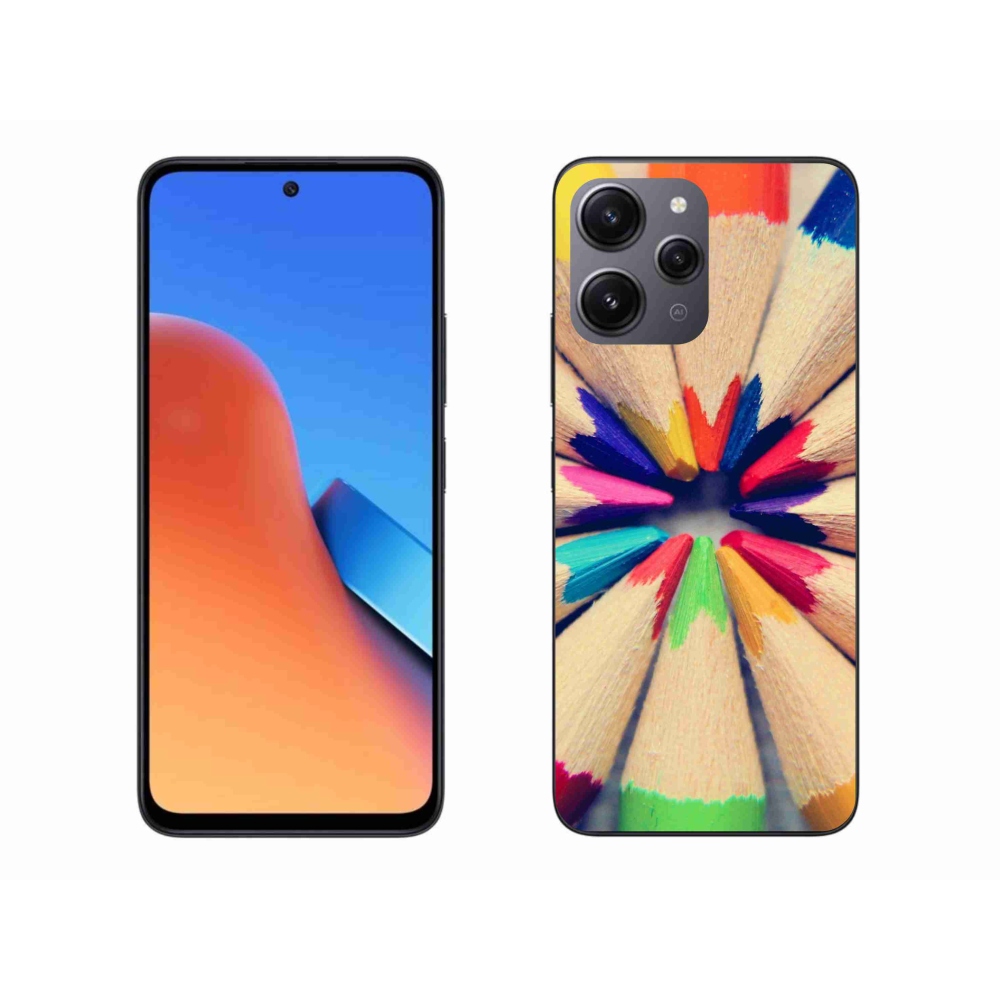 Gélový kryt mmCase na Xiaomi Redmi 12 - pastelky