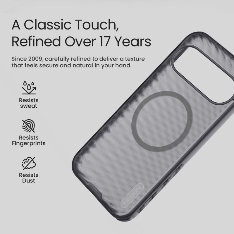 Nillkin Super Frosted PRO Magnetic zadný kryt pre Google Pixel 11, čierny