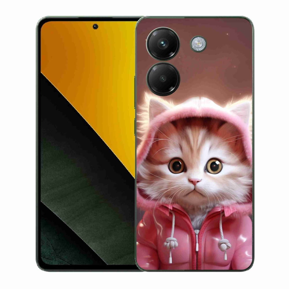 Gélový kryt mmCase na Xiaomi Poco M7 Pro 5G - roztomilé mačiatko 3