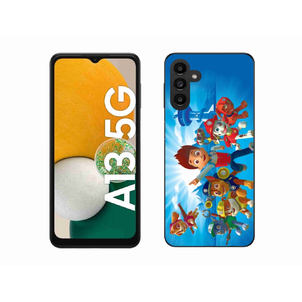 Gélový kryt mmCase na Samsung Galaxy A13 5G - labková patrola