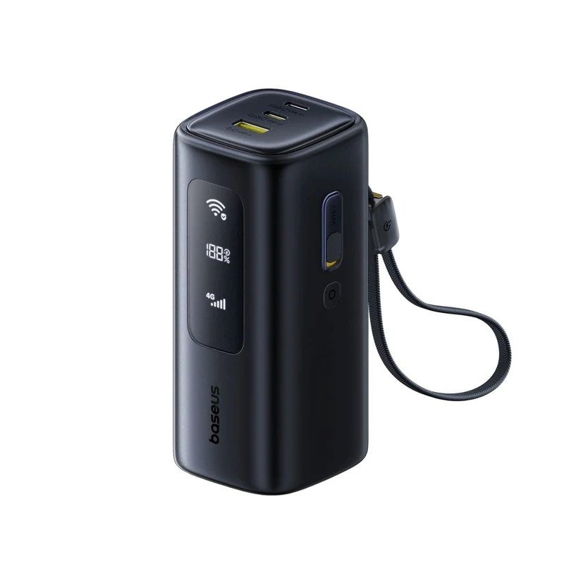 Baseus EnerGeek GX11 MiFi 67W Powerbank 20000mAh Cosmic Black