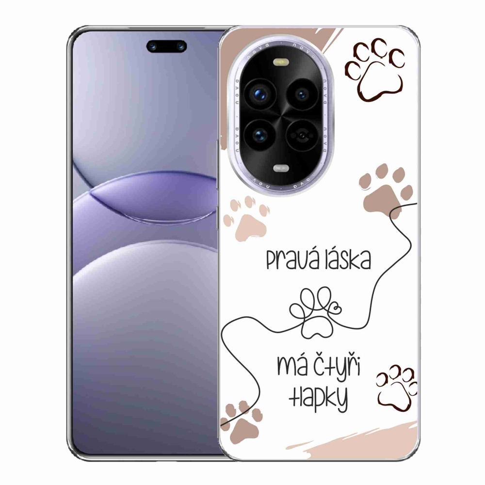 Gélový kryt mmCase na Huawei Nova 13 Pro 5G - psí motív 1 biele pozadie