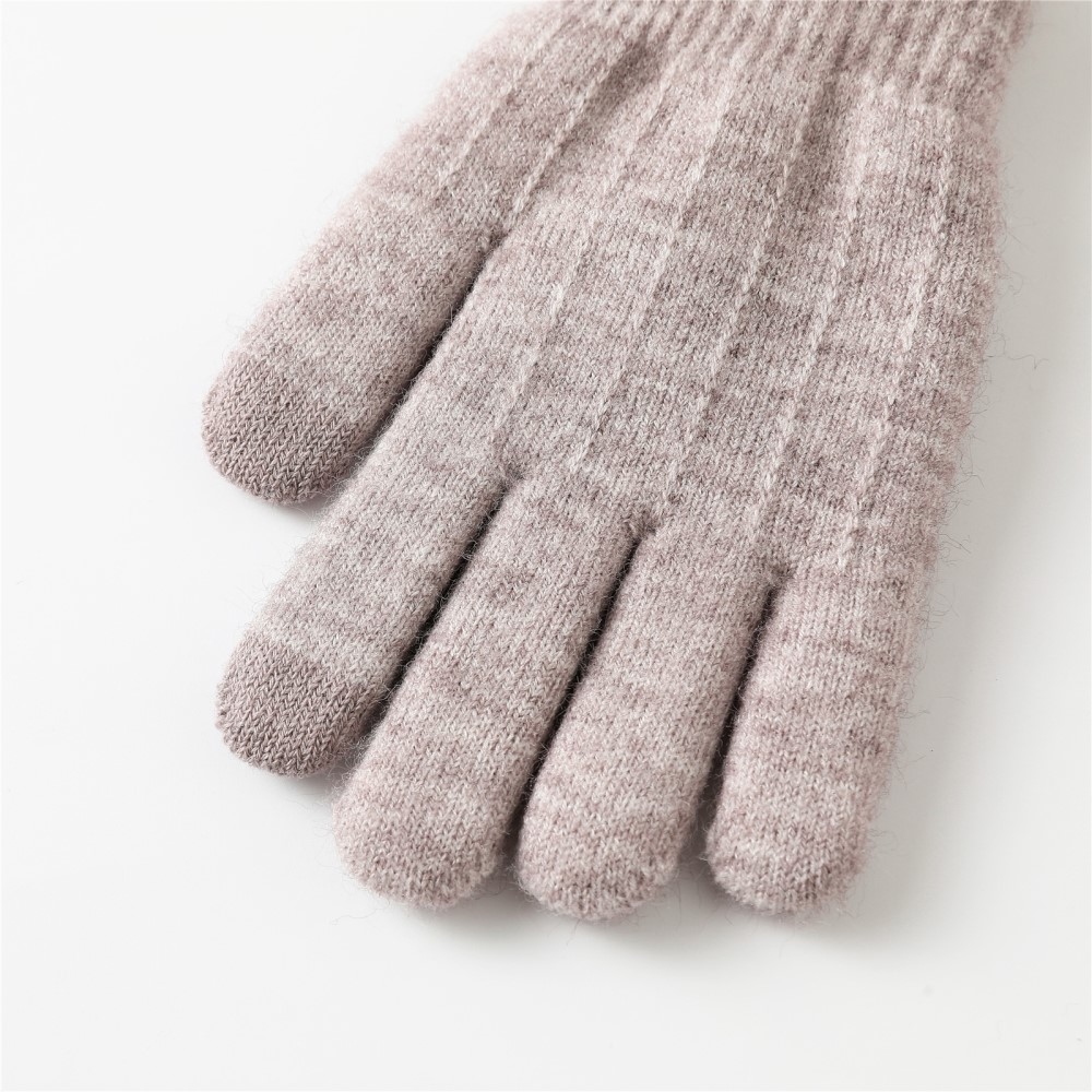 Bear dámske dotykové zimné rukavice - svetlofialové