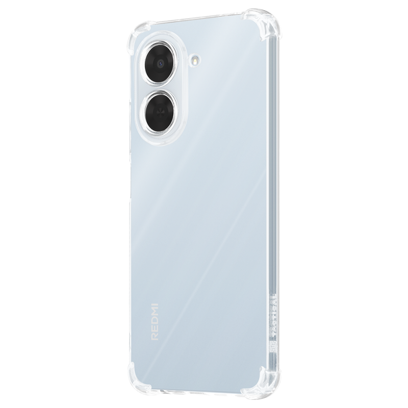 Taktický TPU kryt Plyo pre Xiaomi Redmi A7 – priehľadný