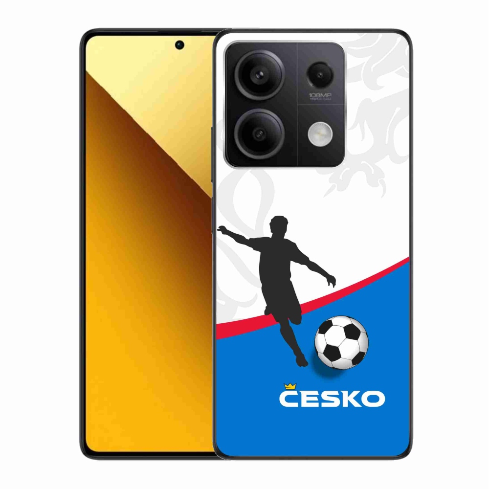 Gélový kryt mmCase na Xiaomi Redmi Note 13 5G - futbal Česko 1