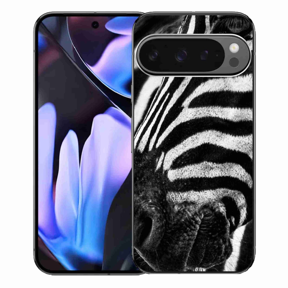 Gélový kryt mmCase na Google Pixel 9 Pro XL - zebra