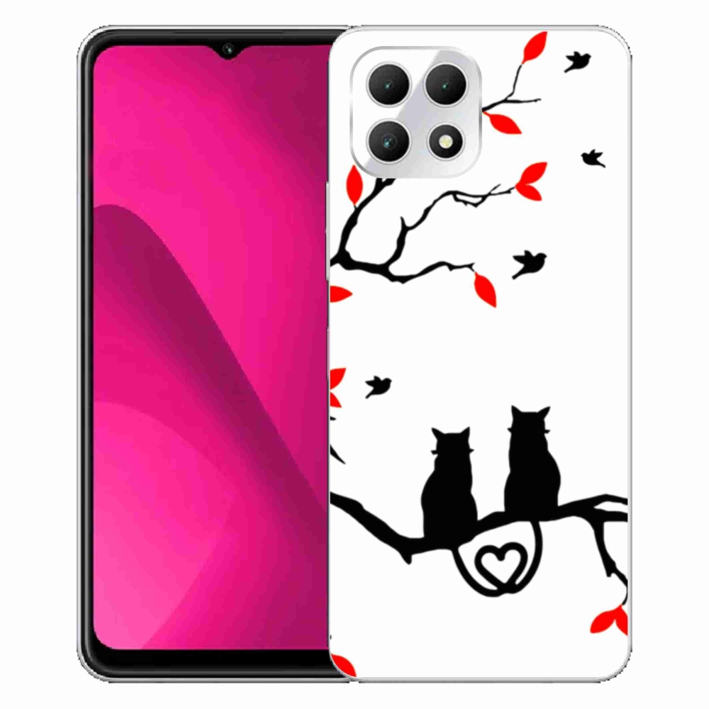 Gélový kryt mmCase na T-Mobile T Phone 2 - mačacia láska