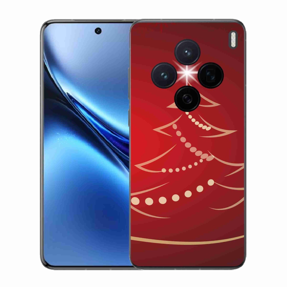 Gélový kryt mmCase na Vivo X200 5G - kreslený vianočný stromček