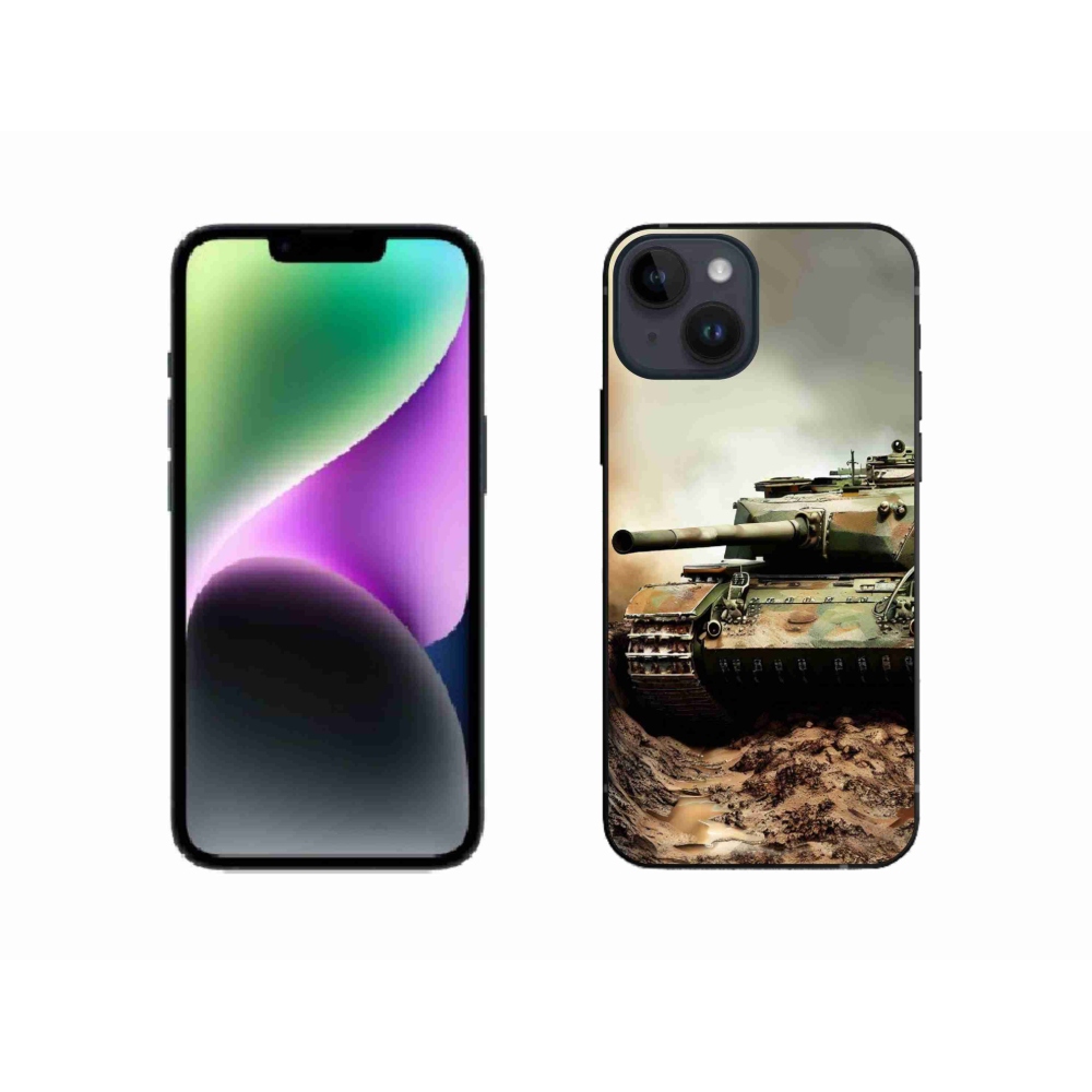 Gélový kryt mmCase na iPhone 14 - tank