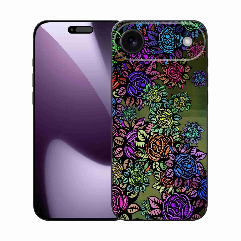 Gélový kryt mmCase na iPhone 17 Air - kvety 6