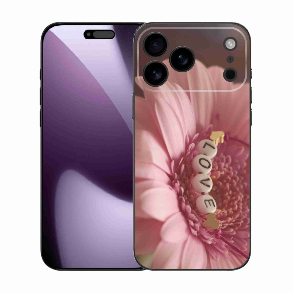 Gélový kryt mmCase na iPhone 17 Pro Max - prívesok love