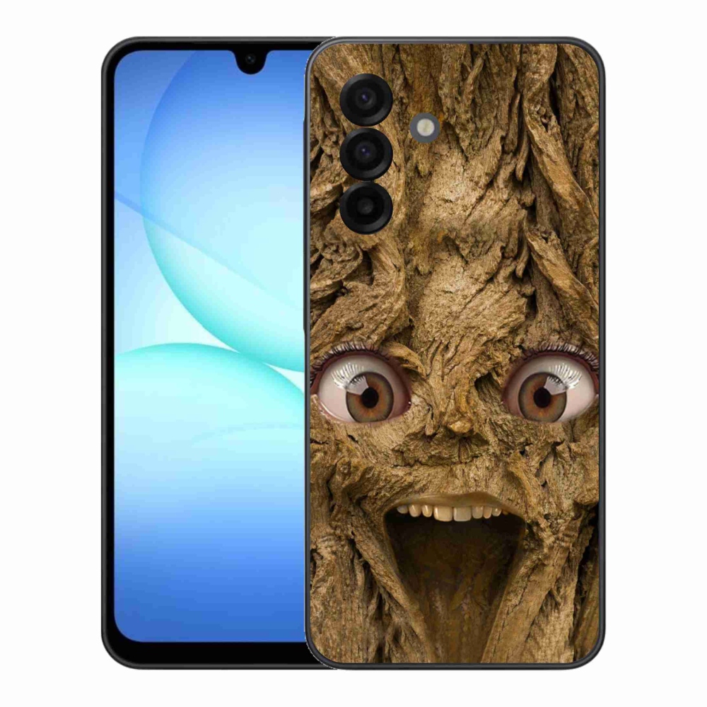 Gélový kryt mmCase na Samsung Galaxy A17 4G/5G - veselý strom s očami