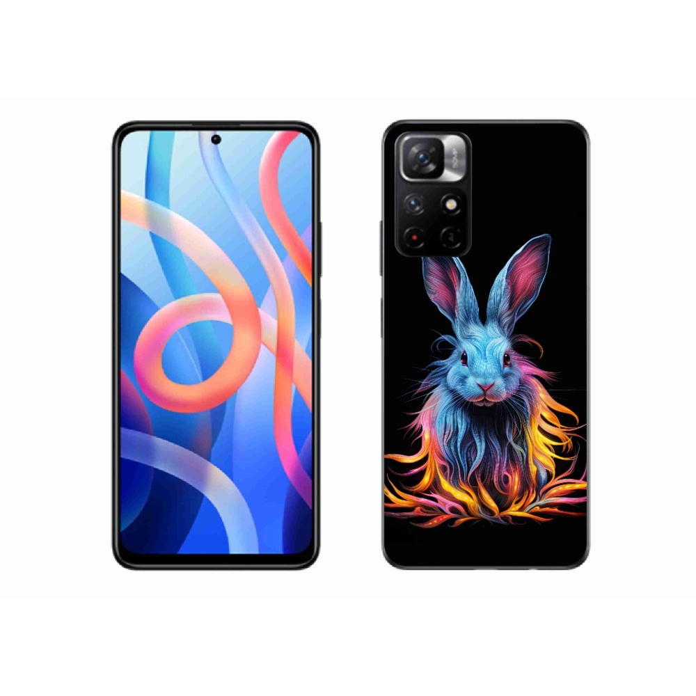 Gélový kryt mmCase na Xiaomi Redmi Note 11S 5G - abstraktný zajac