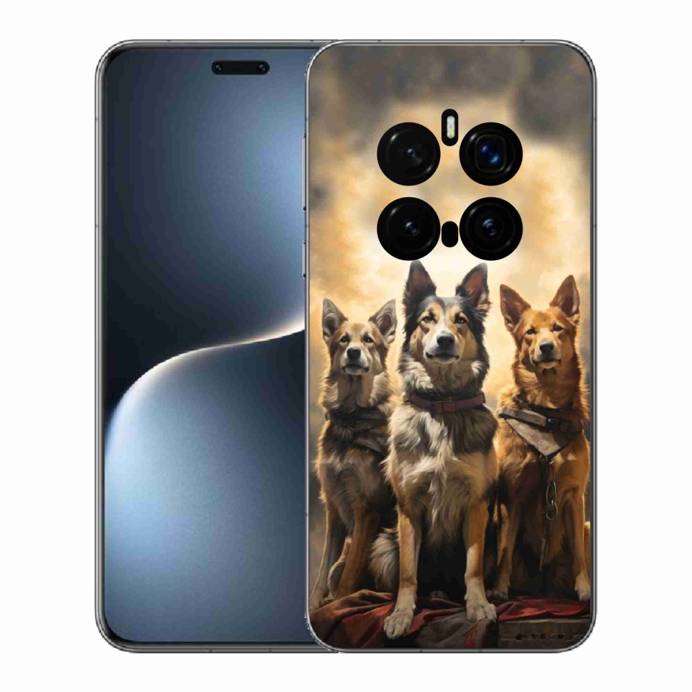 Gélový kryt mmCase na Honor Magic 7 Pro 5G - tri psy