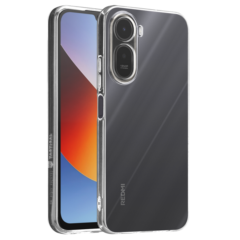 Taktický TPU obal pre Xiaomi Redmi A7 Pro – priehľadný