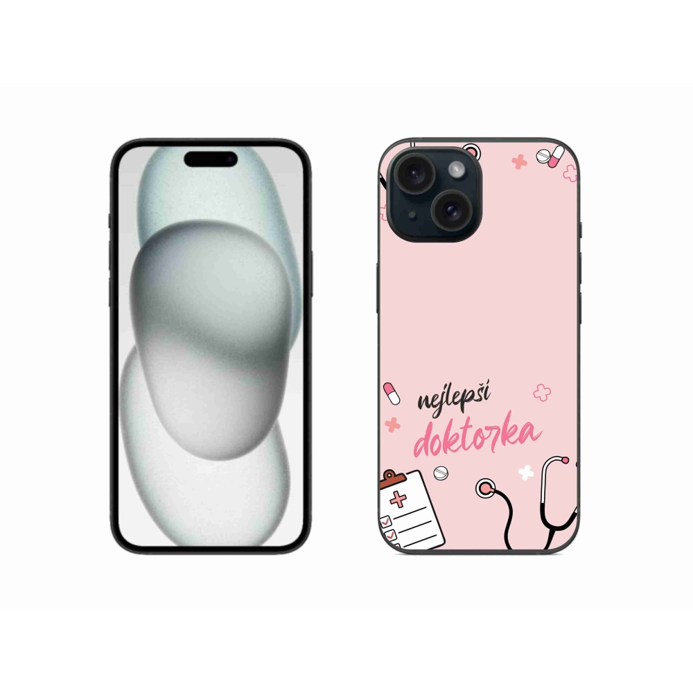 Gélový kryt mmCase na iPhone 15 - najlepšia doktorka