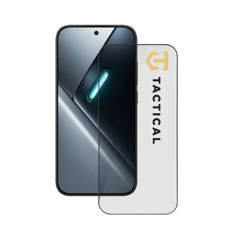 Taktické sklo Tactical Glass Shield 5D pre Poco X8 Pro – čierne