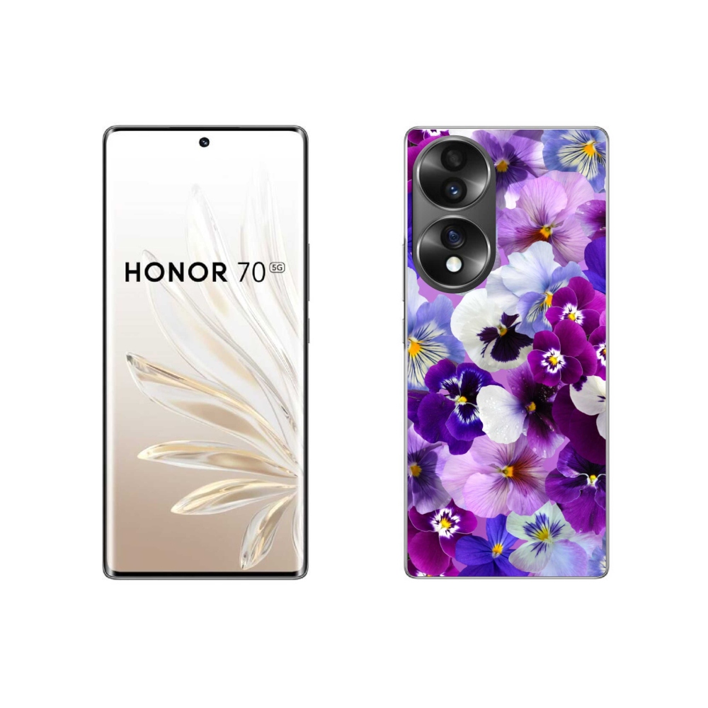 Gélový kryt mmCase na Honor 70 - kvety 9