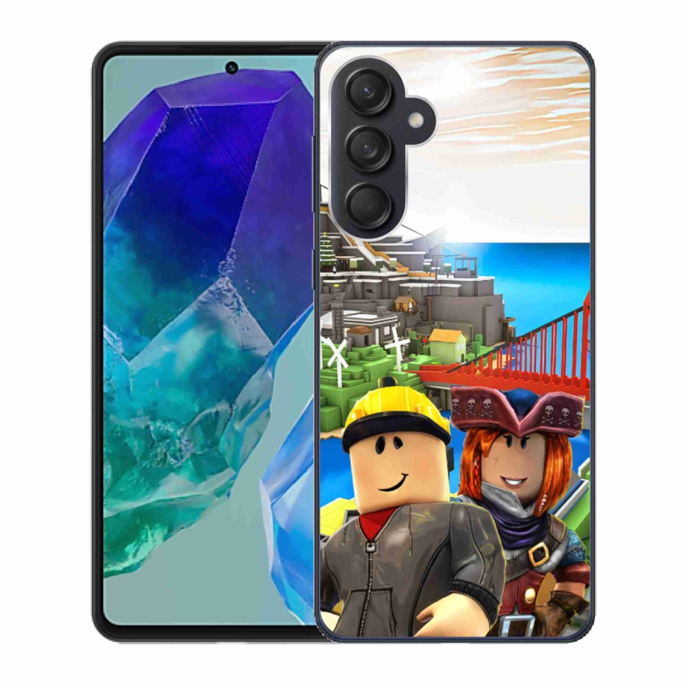 Gélový kryt mmCase na Samsung Galaxy M55 5G - roblox 1