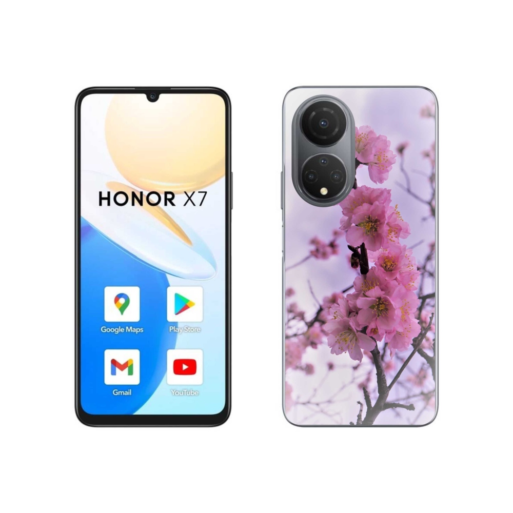 Gélový kryt mmCase na Honor X7 - kvety 7