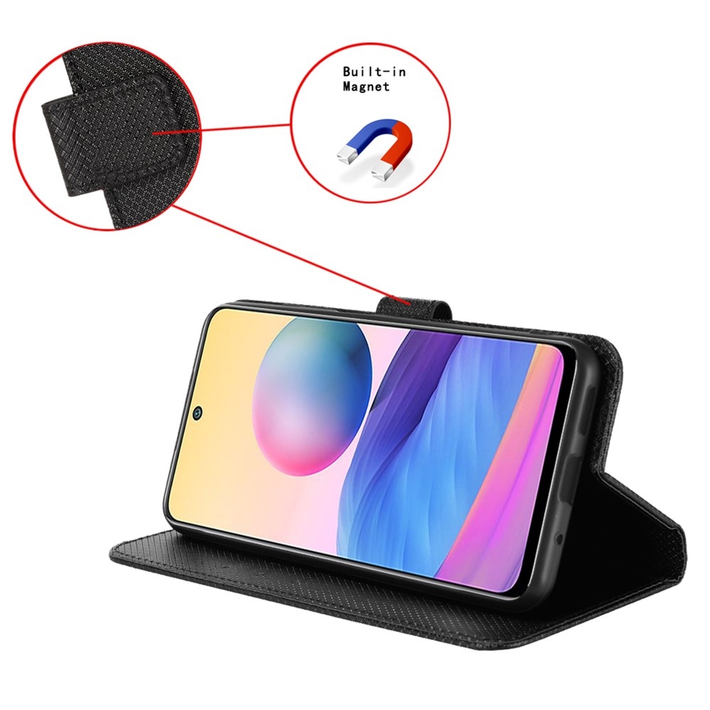 Diamond knižkové púzdro na Xiaomi Poco F7 Pro 5G/Poco F7 Ultra 5G - čierne