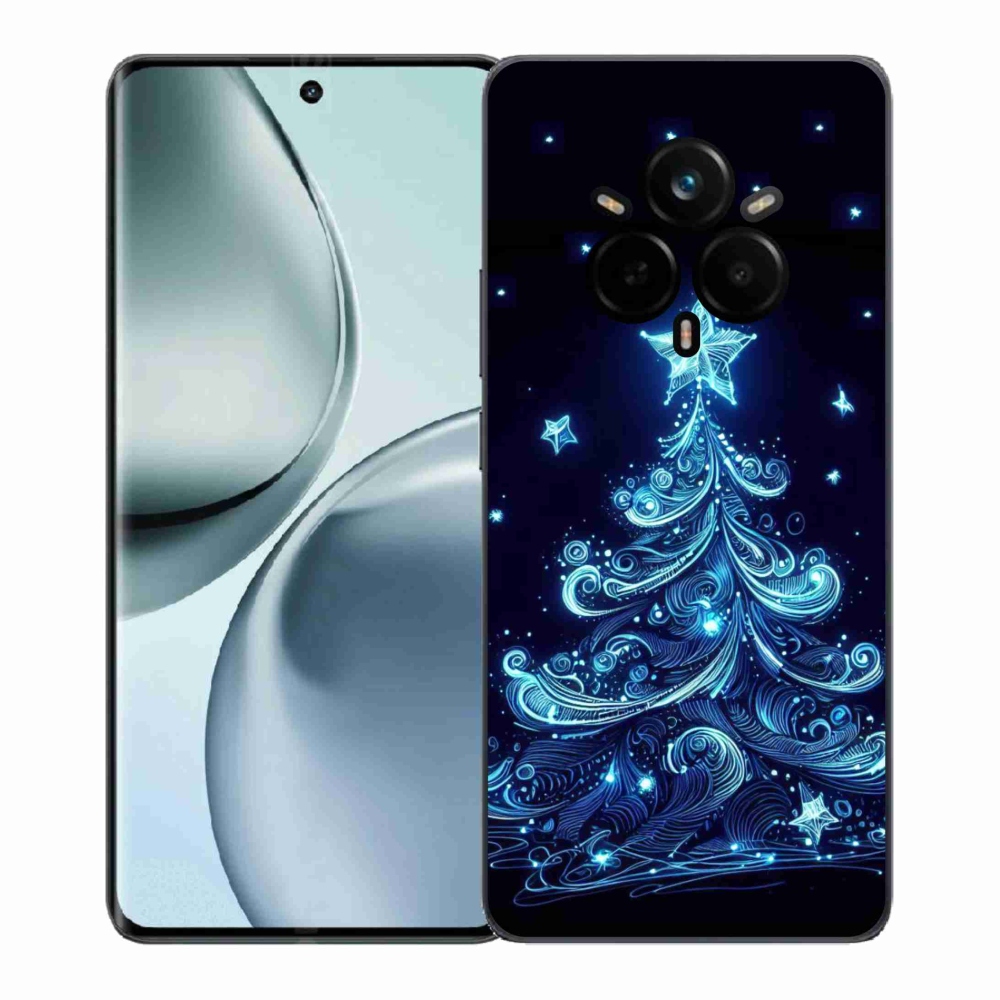 Gélový kryt mmCase na Realme 14 Pro 5G - neónový vianočný stromček 4