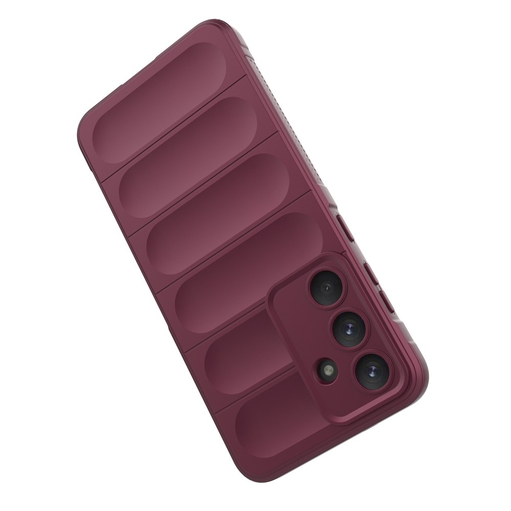 Rugg odolný gélový obal na Samsung Galaxy S25 FE - vínový