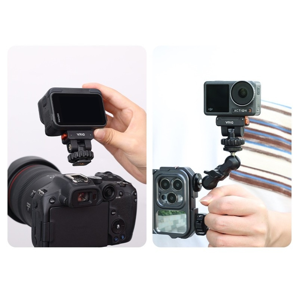 VRIG magnetický rýchloupínací držiak pre DJI Osmo Action 5 Pro, Action 4 a Action 3