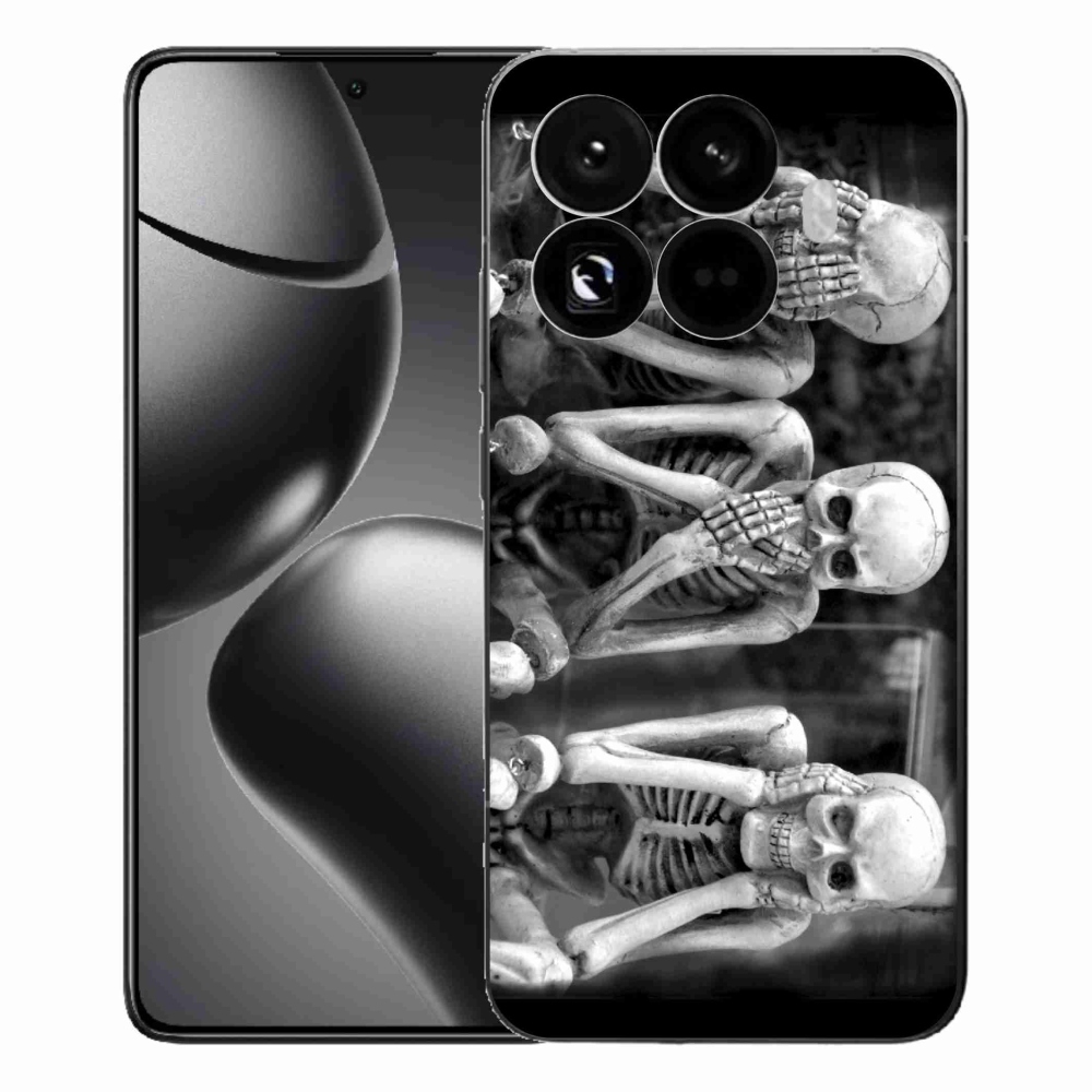 Gélový kryt mmCase na Xiaomi 15T Pro - kostlivci