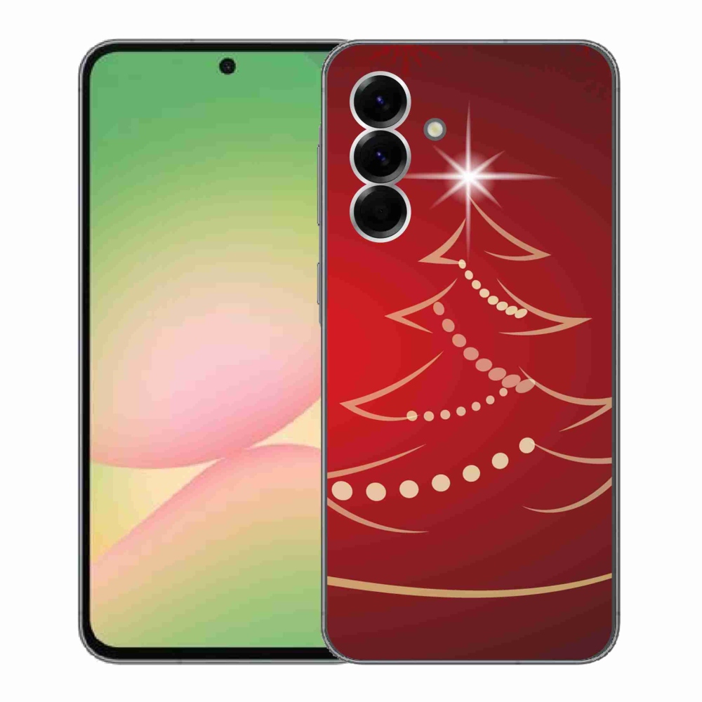 Gélový kryt mmCase na Samsung Galaxy A56 5G - kreslený vianočný stromček