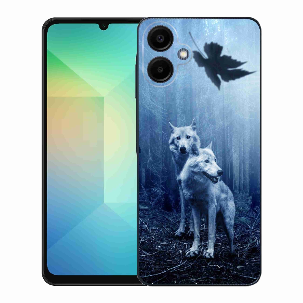 Gélový kryt mmCase na Samsung Galaxy A06 4G - vlci v lese