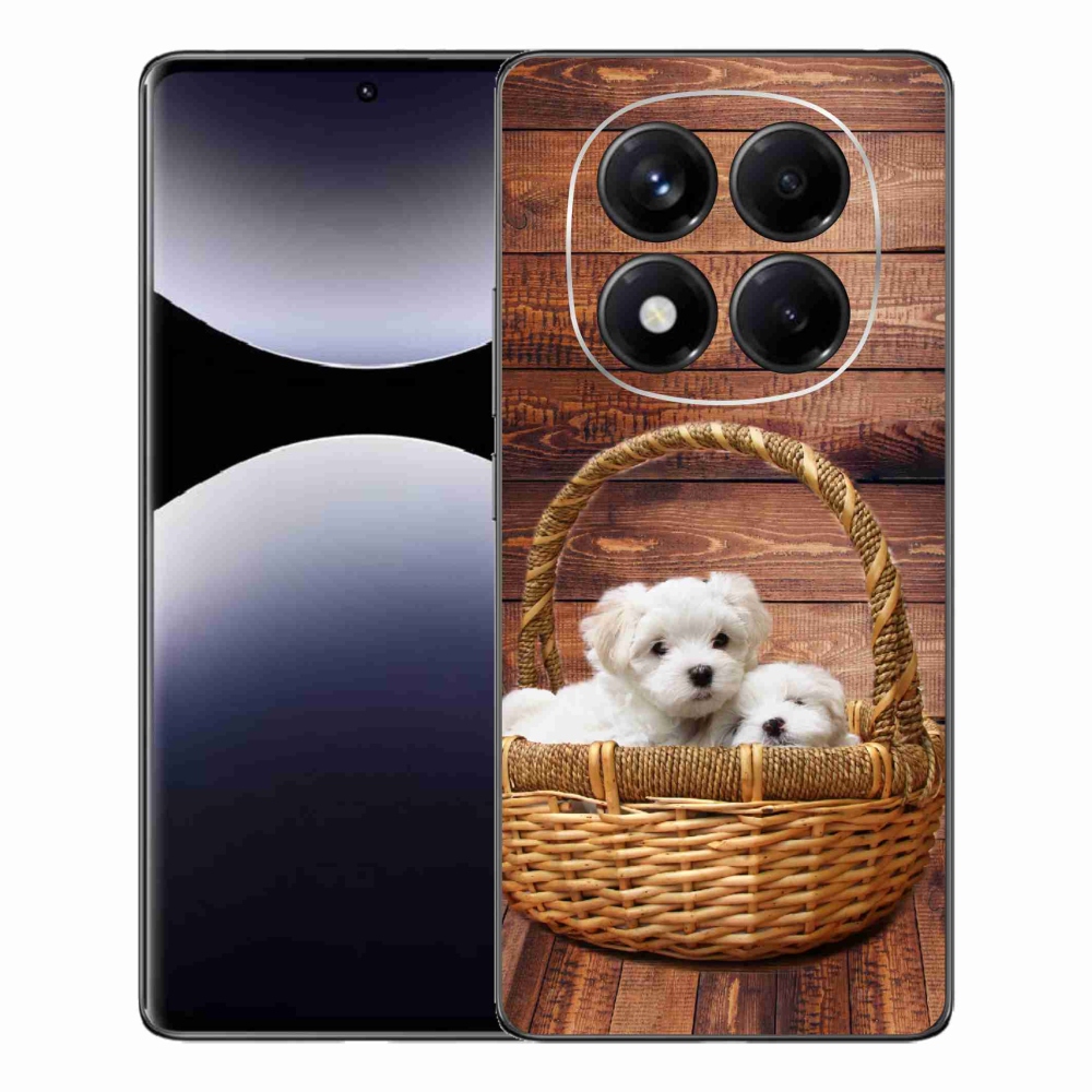 Gélový kryt mmCase na Xiaomi Redmi Note 14 Pro - šteniatka