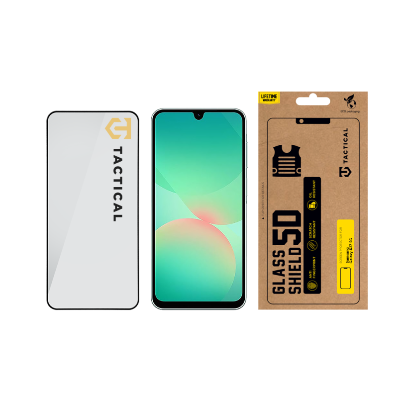 Tactical Glass Shield 5D sklo pre Samsung Galaxy A27 5G, čierne