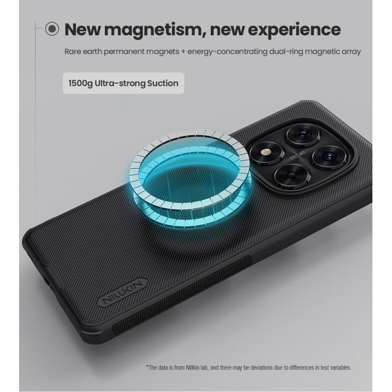 Nillkin Super Frosted PRO Magnetic Zadný Kryt pre Xiaomi Redmi Note 14 Pro+ 5G Black