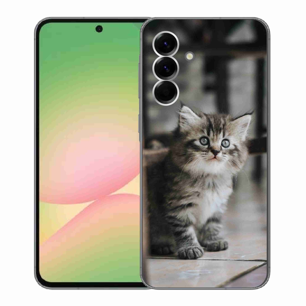 Gélový kryt mmCase na Samsung Galaxy A56 5G - mačiatko