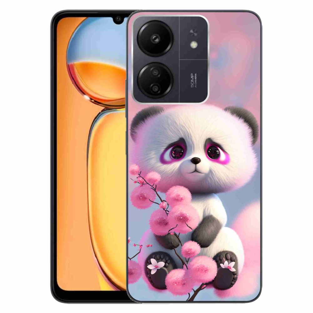 Gélový kryt mmCase na Xiaomi Poco C65/Redmi 13C - roztomilá panda 1