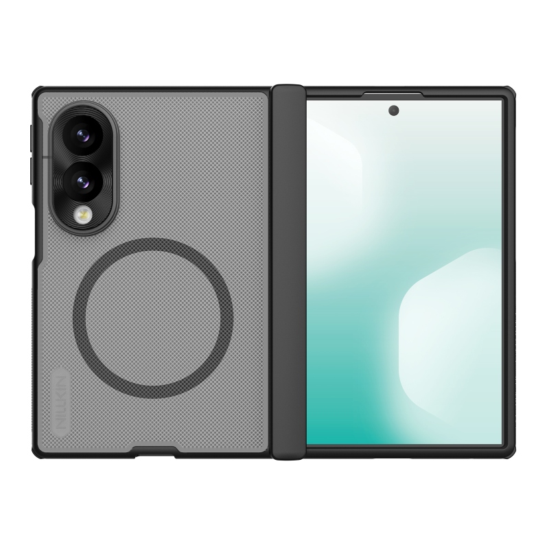 Nillkin Super Frosted FOLD Magnetic zadný kryt pre Samsung Galaxy Z Fold 8, priehľadný čierny