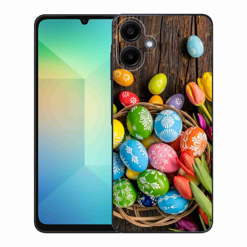 Gélový kryt mmCase na Samsung Galaxy A06 4G - veľkonočné vajíčka