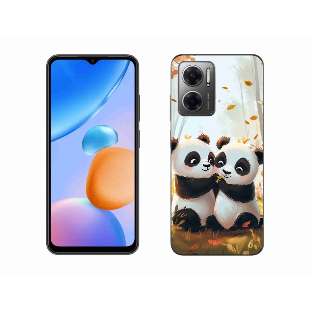 Gélový kryt mmCase na Xiaomi Redmi 10 5G - pandy