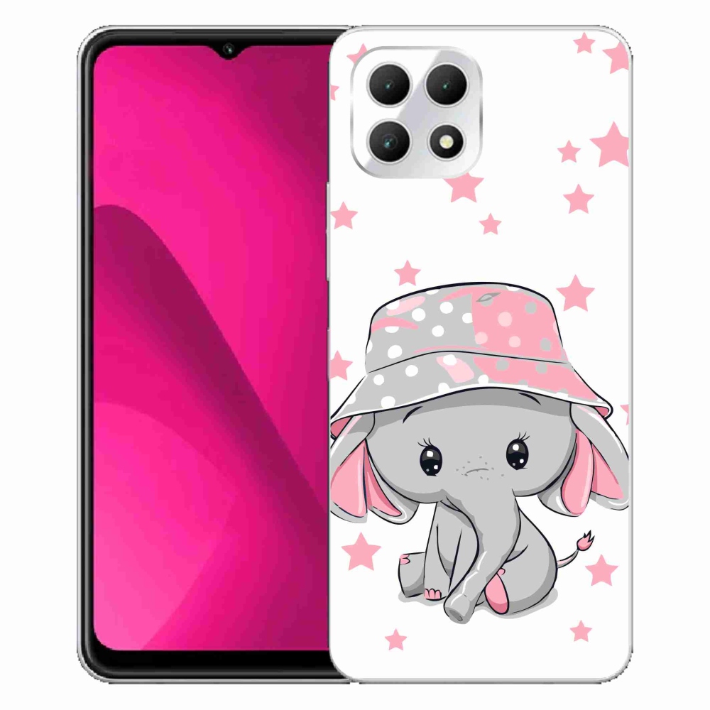 Gélový kryt mmCase na T-Mobile T Phone 2 - ružový slon