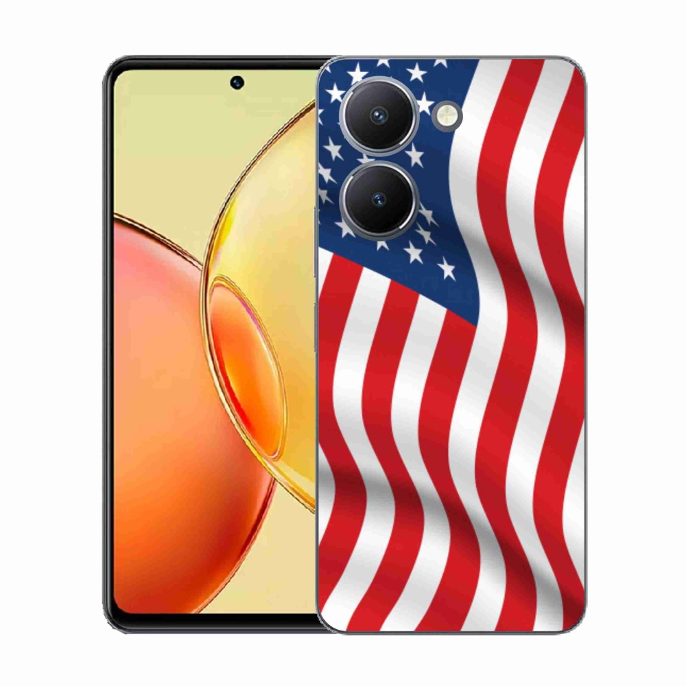 Gélový kryt mmCase na Vivo Y36 - USA vlajka
