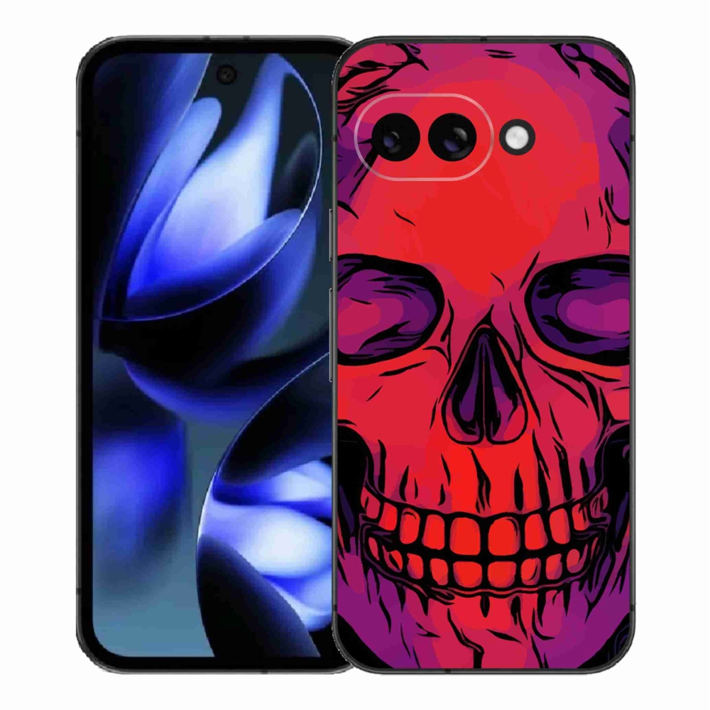Gélový kryt mmCase na Google Pixel 9a - lebka