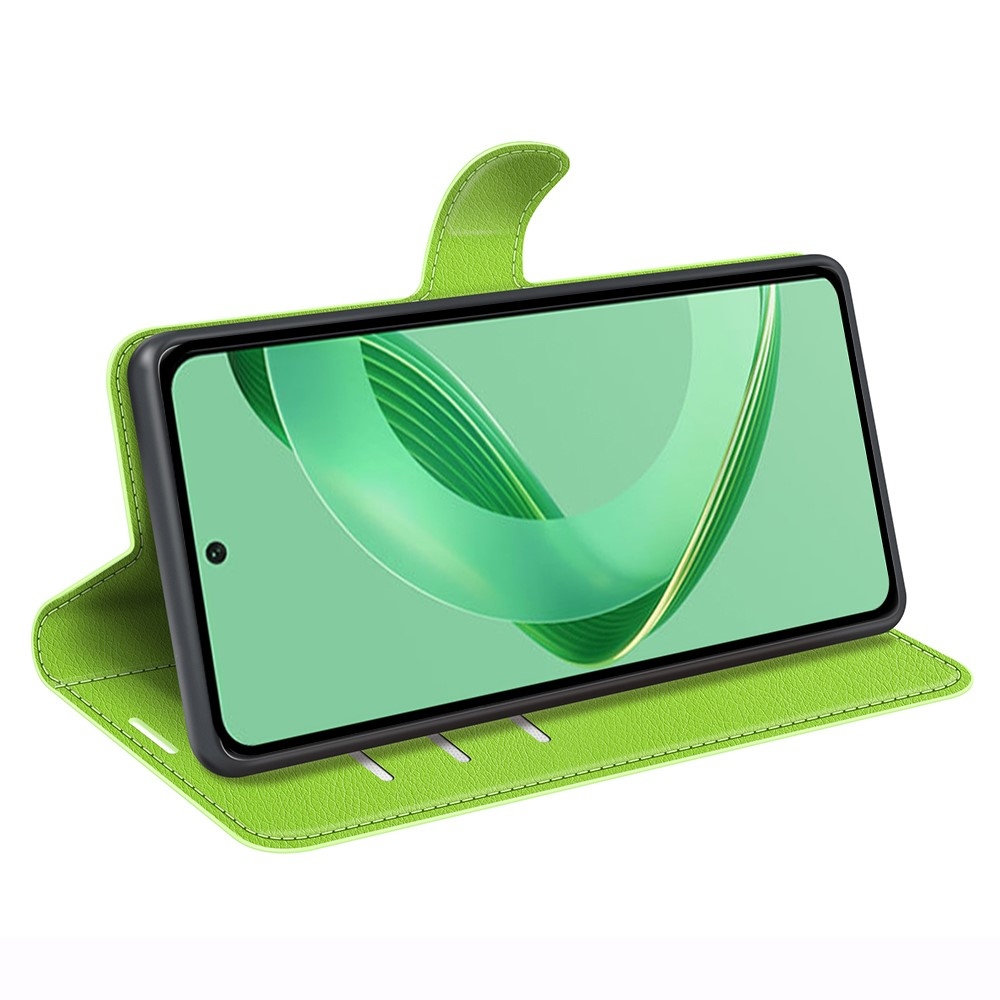 Litchi knižkové puzdro na Huawei Nova 12 SE - zelené