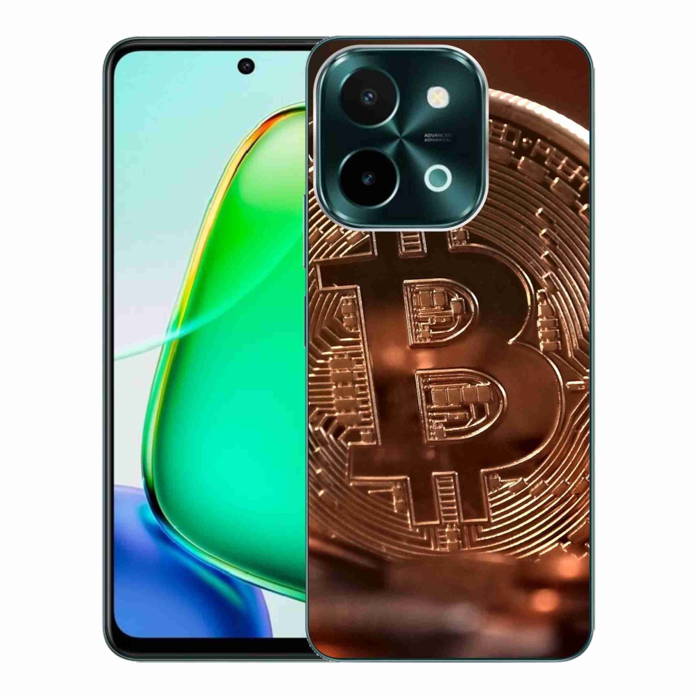 Gélový kryt mmCase na Vivo Y28 - bitcoin