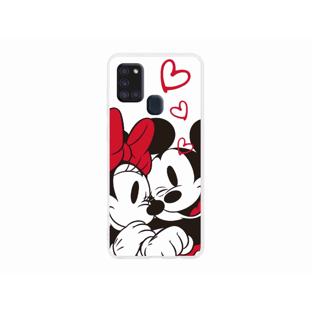 Gélový kryt mmCase na Samsung Galaxy A21s - mínnie a mickey